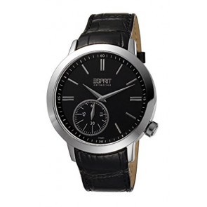 Horlogeband Esprit ES101002 Leder Zwart 22mm