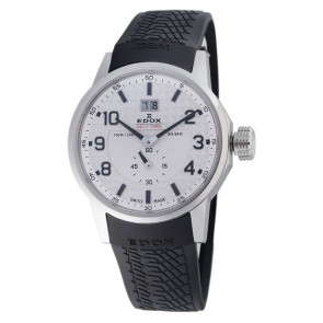 Horlogeband Edox 64008-3 Rubber Zwart