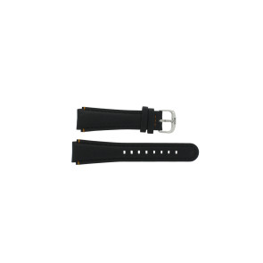 Horlogeband Hugo Boss 659302091 / HB1512287 / HB1512283 Leder Zwart 20mm