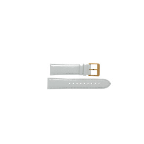 Horlogeband Hugo Boss 659302329 / 2329 / HB-139-3-34-2365S Leder Wit 20mm
