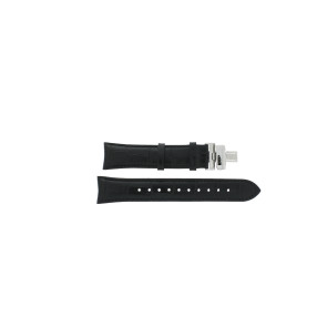 Horlogeband Hugo Boss HB-273-1-14-2825 / HB1513266 / HB659302661 Croco leder Zwart 21mm