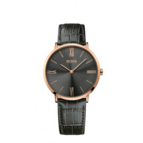 Horlogeband Hugo Boss HB-286-1-34-2894 / 659302705 / 2705 Leder Grijs 20mm
