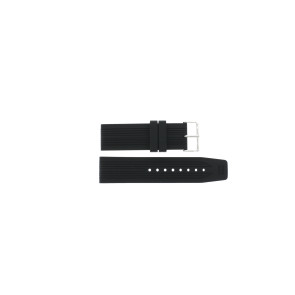 Horlogeband Tommy Hilfiger TH1790672 / TH679301087 / TH-88-1-14-0820 Rubber Zwart 24mm