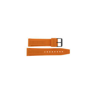 Horlogeband Hugo Boss 1790837 / 679301407 / TH-176-1-34-1206 Rubber Oranje 22mm