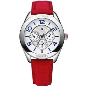 Horlogeband Tommy Hilfiger 1781203 / 679301439 / TH-182-3-14-1255 Leder Rood 20mm