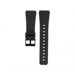 Horlogeband Casio 70378364 / DBC-62-1 Rubber Zwart