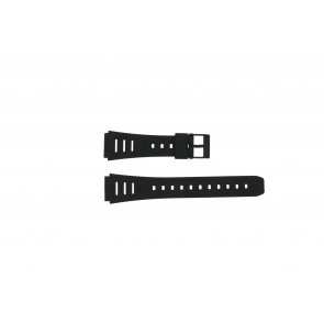 Casio horlogeband 71603087 Kunststof Zwart 19mm 
