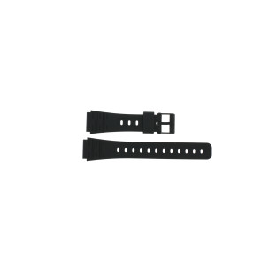 Casio horlogeband 71604816 Kunststof Zwart 18mm