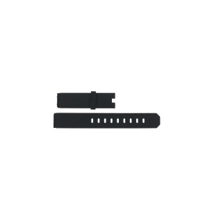 Horlogeband Jacob Jensen 773 Rubber Zwart 19mm