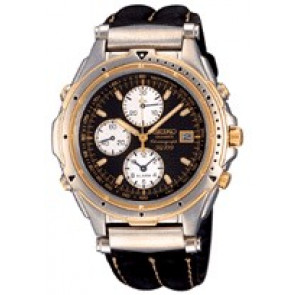 Horlogeband Seiko 7T32-7C40-SDWB96P1 Leder Bruin