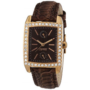Horlogeband Esprit ES103062004 Croco leder Bruin 18mm