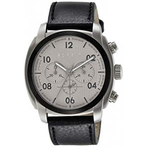 Horlogeband Esprit ES107551001 Leder Zwart 24mm