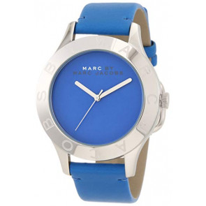 Horlogeband Marc by Marc Jacobs MBM1202 Leder Blauw 18mm
