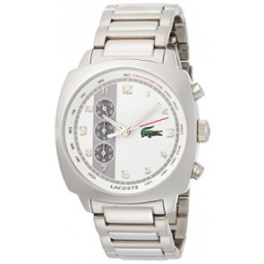 Lacoste horlogeband 2010489 / 2010486 Staal Staal / RVS 22mm