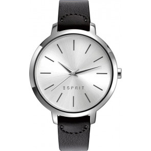 Horlogeband Esprit ES109612003 Leder Zwart 14mm
