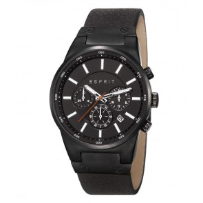 Horlogeband Esprit ES107961001 Leder Zwart 20mm