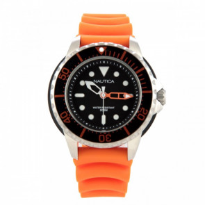 Nautica horlogeband A18633G Silicoon Oranje 22mm