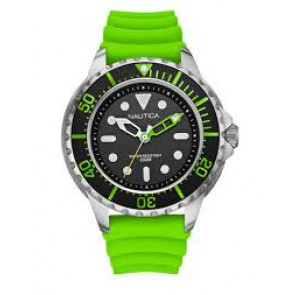 Nautica horlogeband A18634G Silicoon Groen 22mm