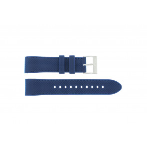 Horlogeband Nautica A21018G / A15103G / NAPSDG004 Silicoon Blauw 22mm