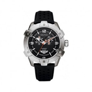 Horlogeband Nautica A32516G Rubber Zwart