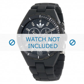 Adidas horlogeband ADH2518 Rubber Zwart