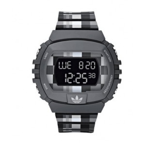 Horlogeband Adidas ADH6103 Kunststof/Plastic Grijs