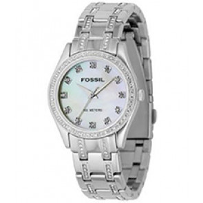 Horlogeband Fossil AM3977 Roestvrij staal (RVS) Staal 16mm