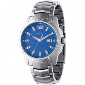 Horlogeband Fossil AM4117 Roestvrij staal (RVS) Antracietgrijs 22mm