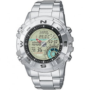 Casio horlogeband 10239923 Staal Zilver 22mm 