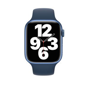 Horlogeband Smartwatch Universeel App.watch.7-8.le.05G Silicoon Blauw 32mm