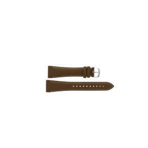 Horlogeband Armani AR0251 Leder Bruin 22mm