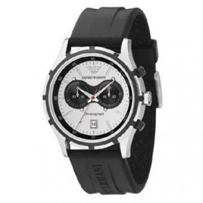 Horlogeband Armani AR0532 Rubber Zwart