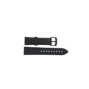 Armani horlogeband AR-0549 Rubber Zwart 23mm