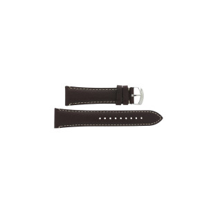 Horlogeband Armani AR0573 Leder Bruin 22mm