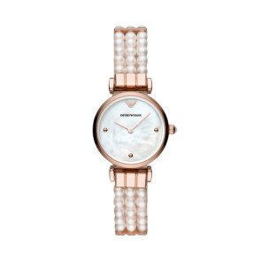 Horlogeband Armani AR11317 Staal Rosé 12mm