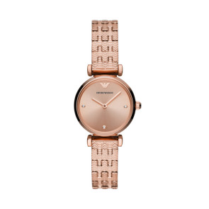 Horlogeband Armani AR11342 Staal Rosé 12mm