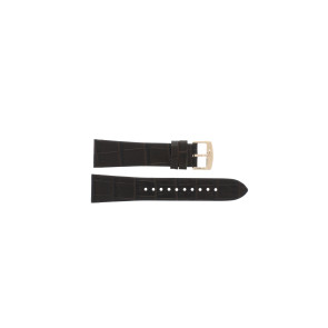 Horlogeband Armani AR11566 Leder Bruin 22mm