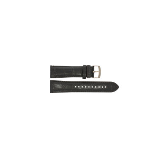 Horlogeband Armani AR1606 Leder Donkerbruin 23mm