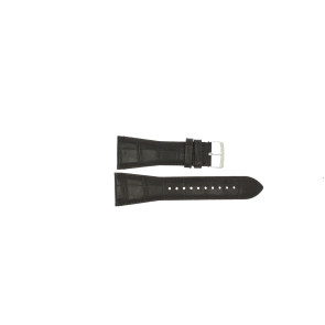 Horlogeband Armani AR1641 Leder Bruin 28mm