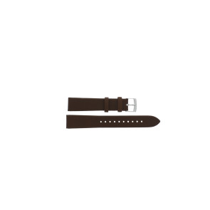 Horlogeband Armani AR1675 Leder Bruin 18mm