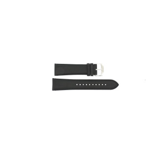 Horlogeband Armani AR1700 Leder Zwart 23mm
