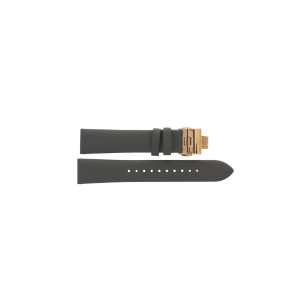 Horlogeband Armani AR1723 Leder Taupe 20mm