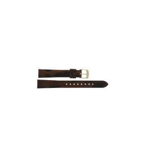 Horlogeband Armani AR1883 Leder Bruin 14mm