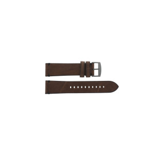 Horlogeband Armani AR1919 / Luigi Leder Bruin 22mm