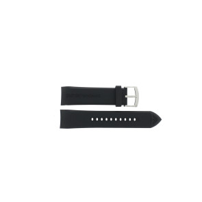 Horlogeband Armani AR5985 Rubber Zwart 24mm