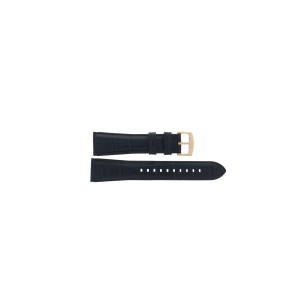 Horlogeband Armani AR60009 Leder Blauw 22mm