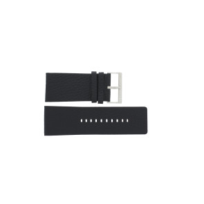 Horlogeband Armani Exchange AX1001 Leder Zwart 34mm