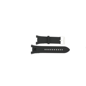 Armani horlogeband AX1042 Silicoon Zwart 32mm