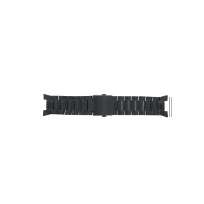 Horlogeband AX1116 Staal Zwart 28mm