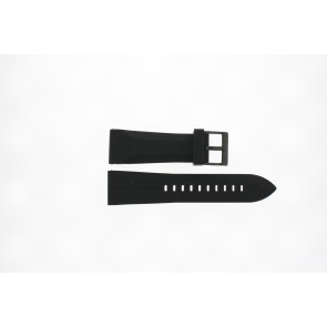 Horlogeband Armani Exchange AX1148 Silicoon Zwart 24mm